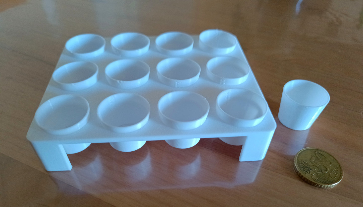 Pots pour gelée sucrée et support