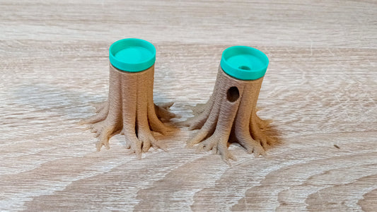 Tronc support de gamelles pour Fourmis
